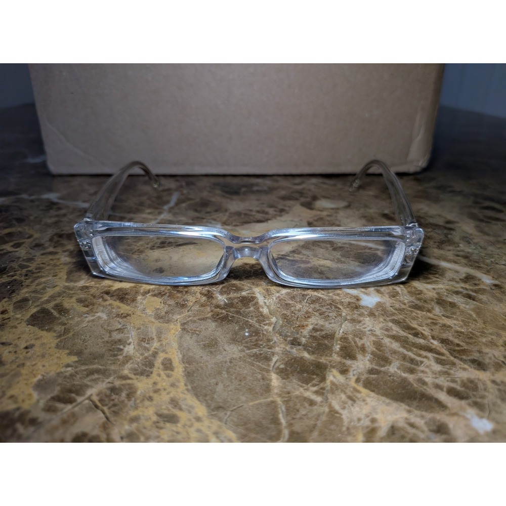 Bvlgari 454-B 540 Crystal Clear Eyeglasses Frames Womens Full Rim